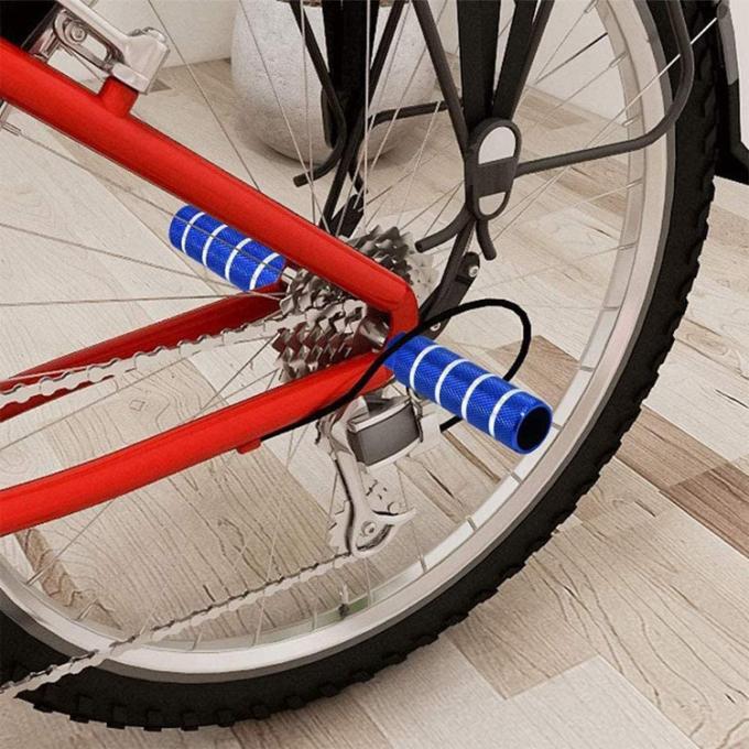 Fahrrad BMX verdübelt Aluminiumlegierung, die rutschfester Führungs-Fuß für den Berg, der hintere Bremsung radfährt, 3/8 Zoll Achsen passte